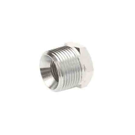 Alemite Bushing, 1 In Male Nptf X 12 In Female Nptf Thread, 116 In Oal, Carbon Steel, Zinc Plated, 320354 320354